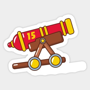 Kansas City Cannon Sticker